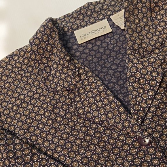 Liz Claiborne s/s blouse - Picture 2 of 4